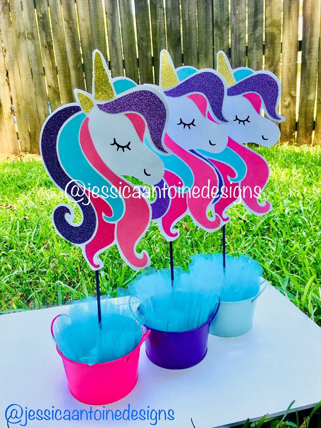 Unicorn Centerpiece Stick