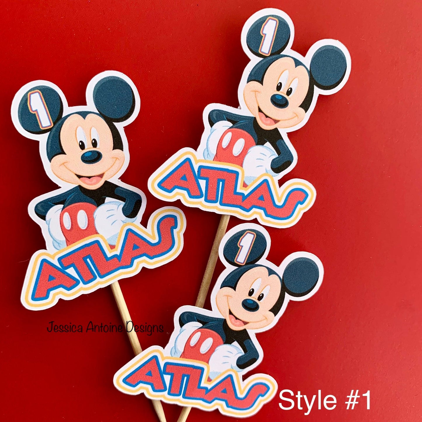 Mouse Cupcake Toppers