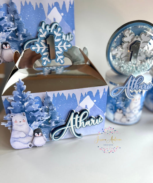 Winter Wonderland Favor Box